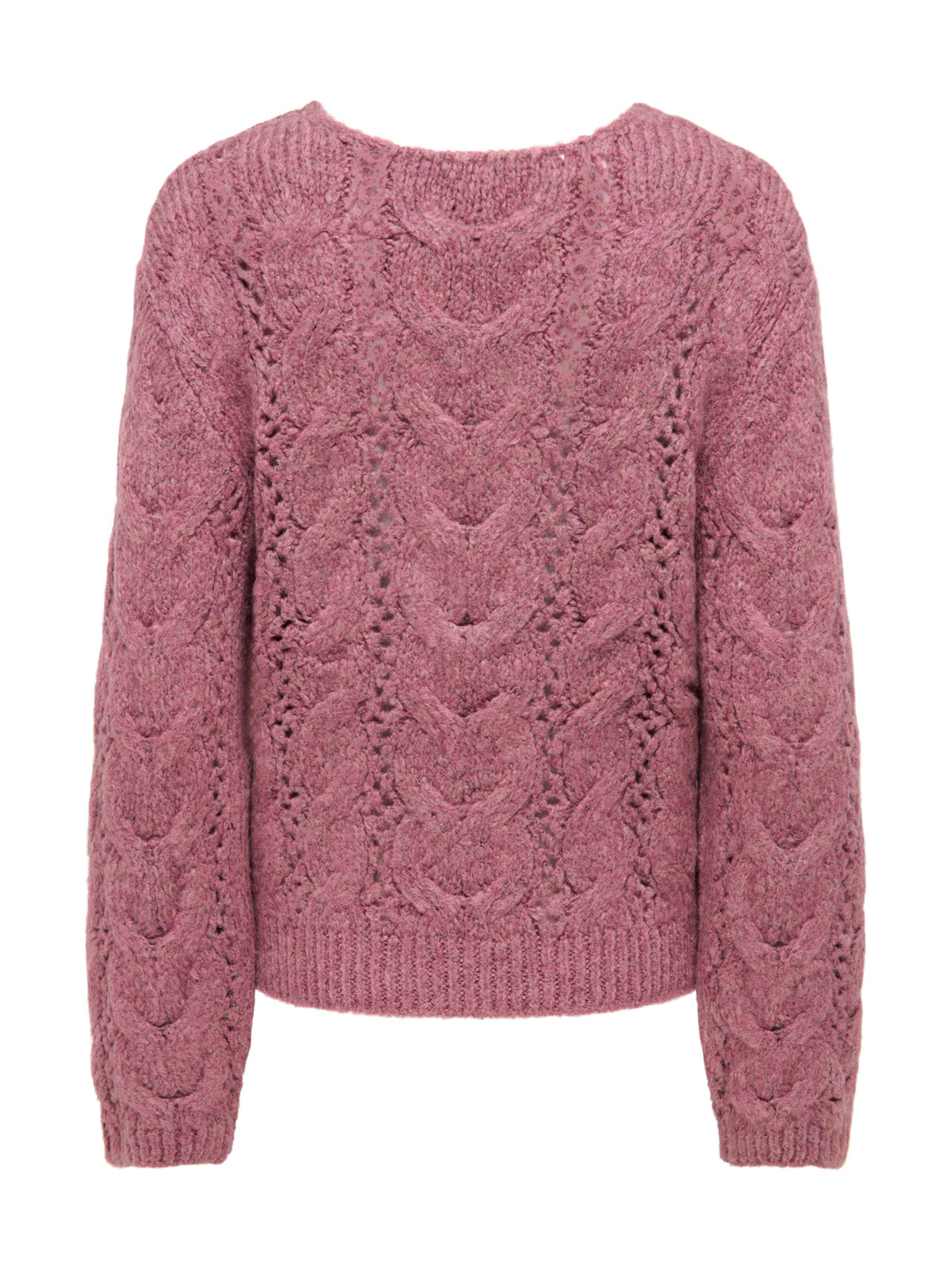 Maglia JDY Dinea Malva con lavorazione a trecce 15379749 /Grape Shake JDY 
