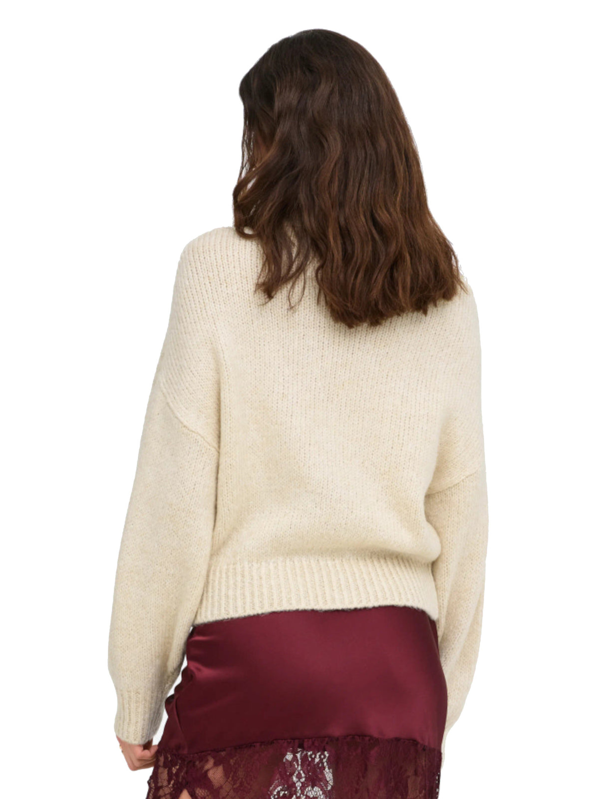 Maglia JDY Kilian Panna con scritta 15379821 /Ecru JDY 