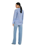 Camicia Jdy Serena Celeste a righe 15380444 /BEL AIR BLUE GOLDEN BROWN&CLOU JDY 