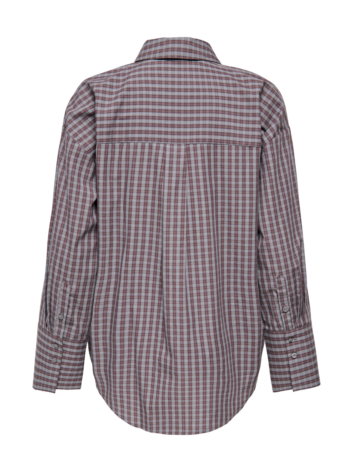 Camicia JDY Serena Grigio Marrone a quadri 15380444 /Dark Grey Melange JDY 