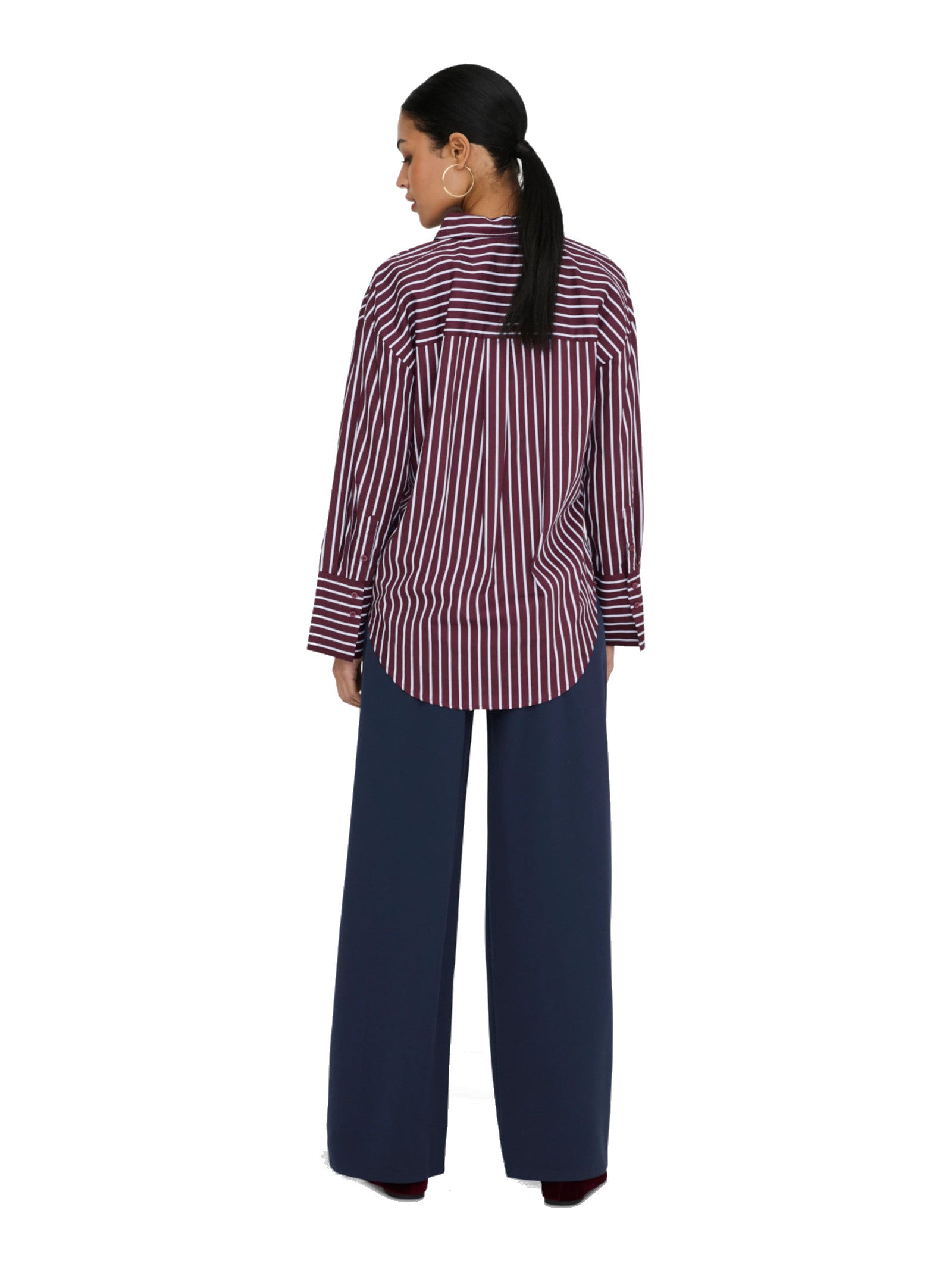 Camicia Jdy Serena Bordeaux a righe 15380444 /Port Royale JDY 