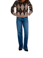 Maglia Jdy Banca Marrone a rombi 15381327 /Chocolate Torte JDY 
