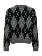 Maglia Jdy Banca Grigia a rombi 15381327 /Dark Grey Melange JDY 