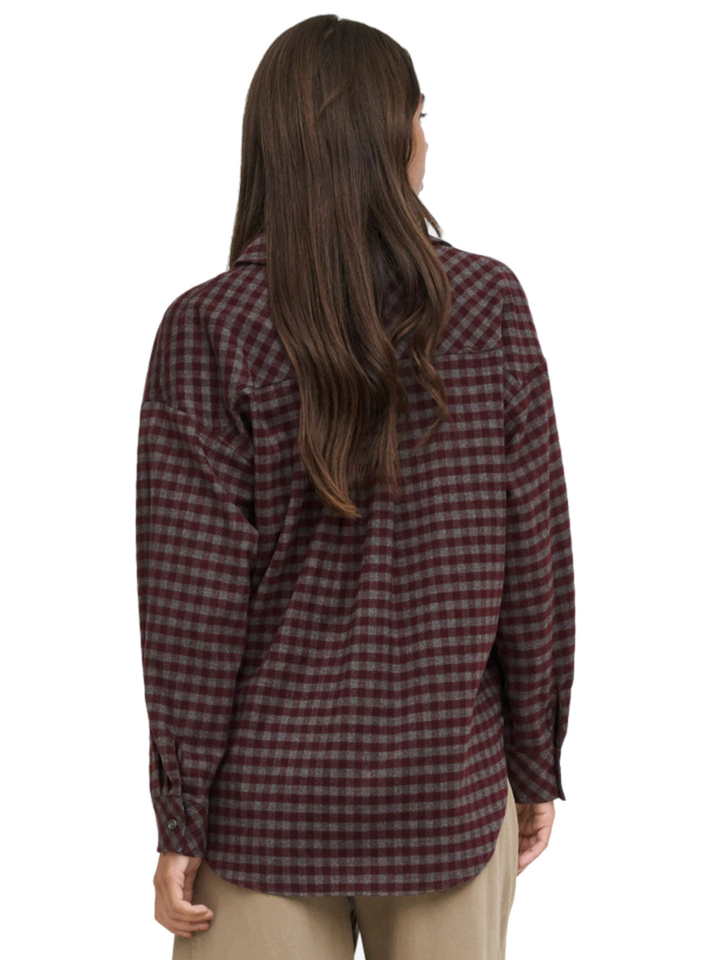 Camicia JDY Palia Grigia a quadri 15381564 /Sassafras JDY 