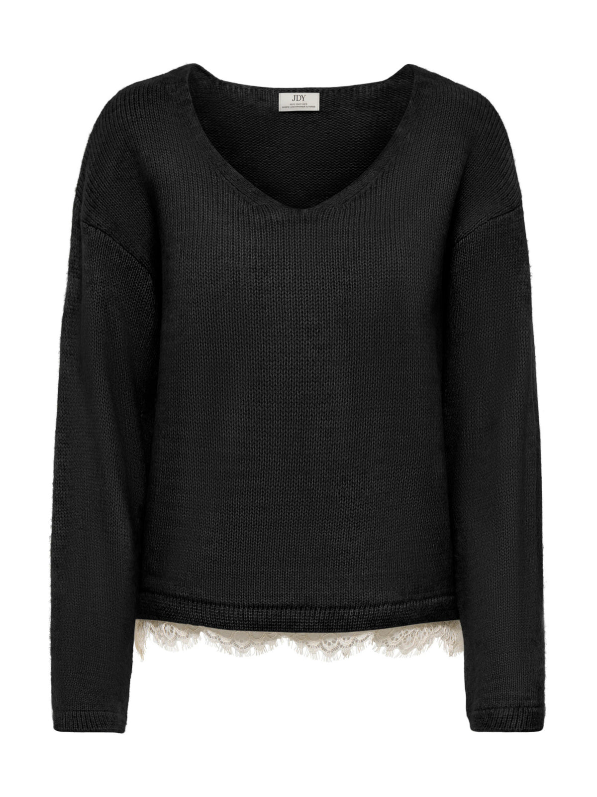 Maglia Jdy Stefane Nera con scollo a V 15382078 /Black JDY 