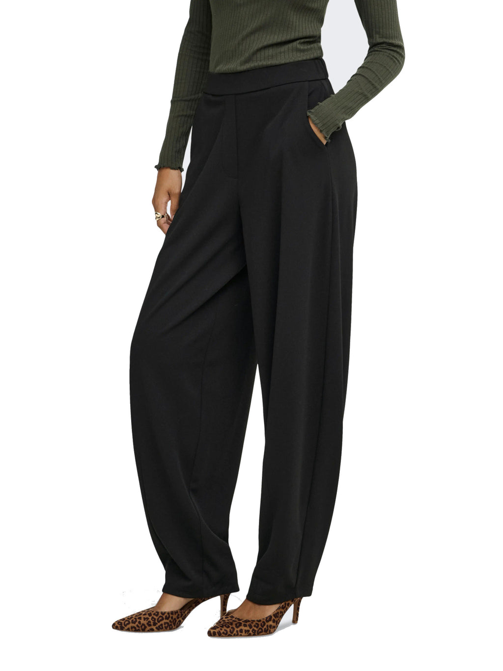Pantaloni JDY Geggo Nero baloon<BR/> 15382283 /Black JDY 