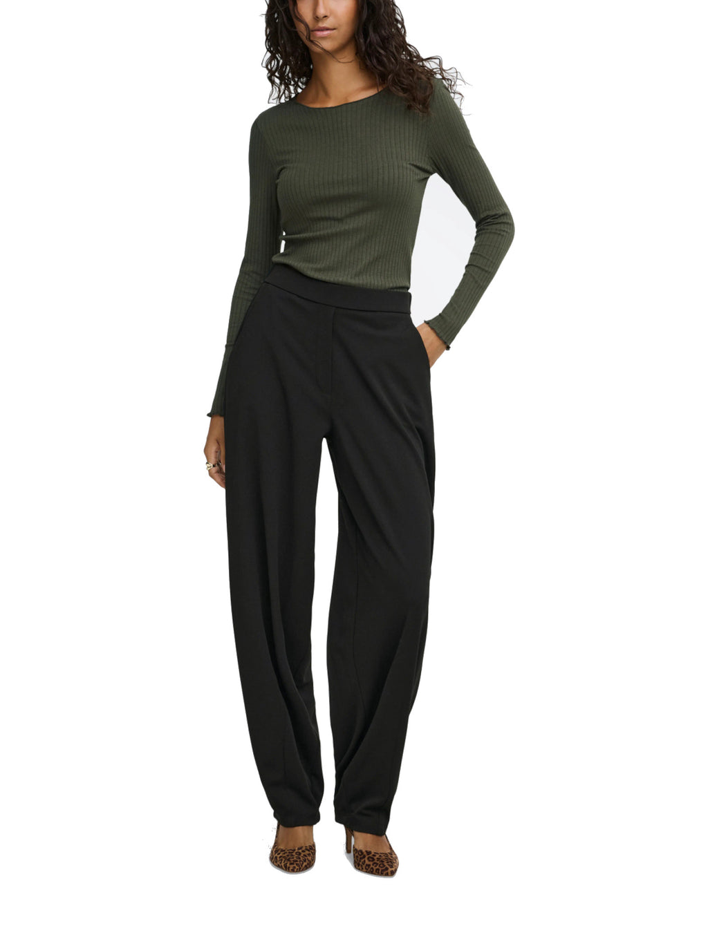 Pantaloni JDY Geggo Nero baloon<BR/> 15382283 /Black JDY 