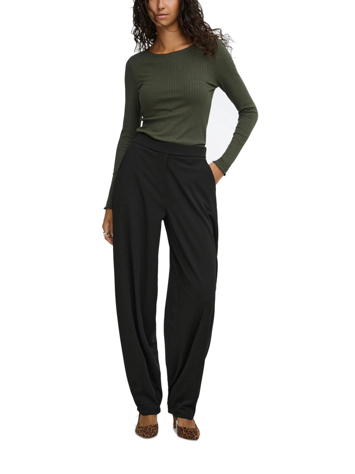 Pantaloni JDY Geggo Nero baloon<BR/> 15382283 /Black JDY 