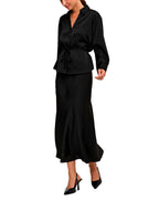 Camicia JDY  Aria Nero in tessuto satinato 15382718 /Black JDY 