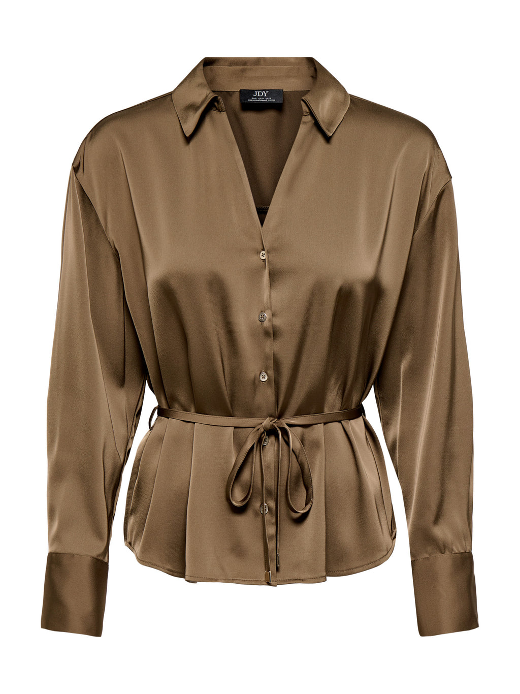 Camicia JDY  Aria Bronzo in tessuto satinato 15382718 /Teak JDY 