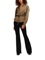 Camicia JDY  Aria Bronzo in tessuto satinato 15382718 /Teak JDY 