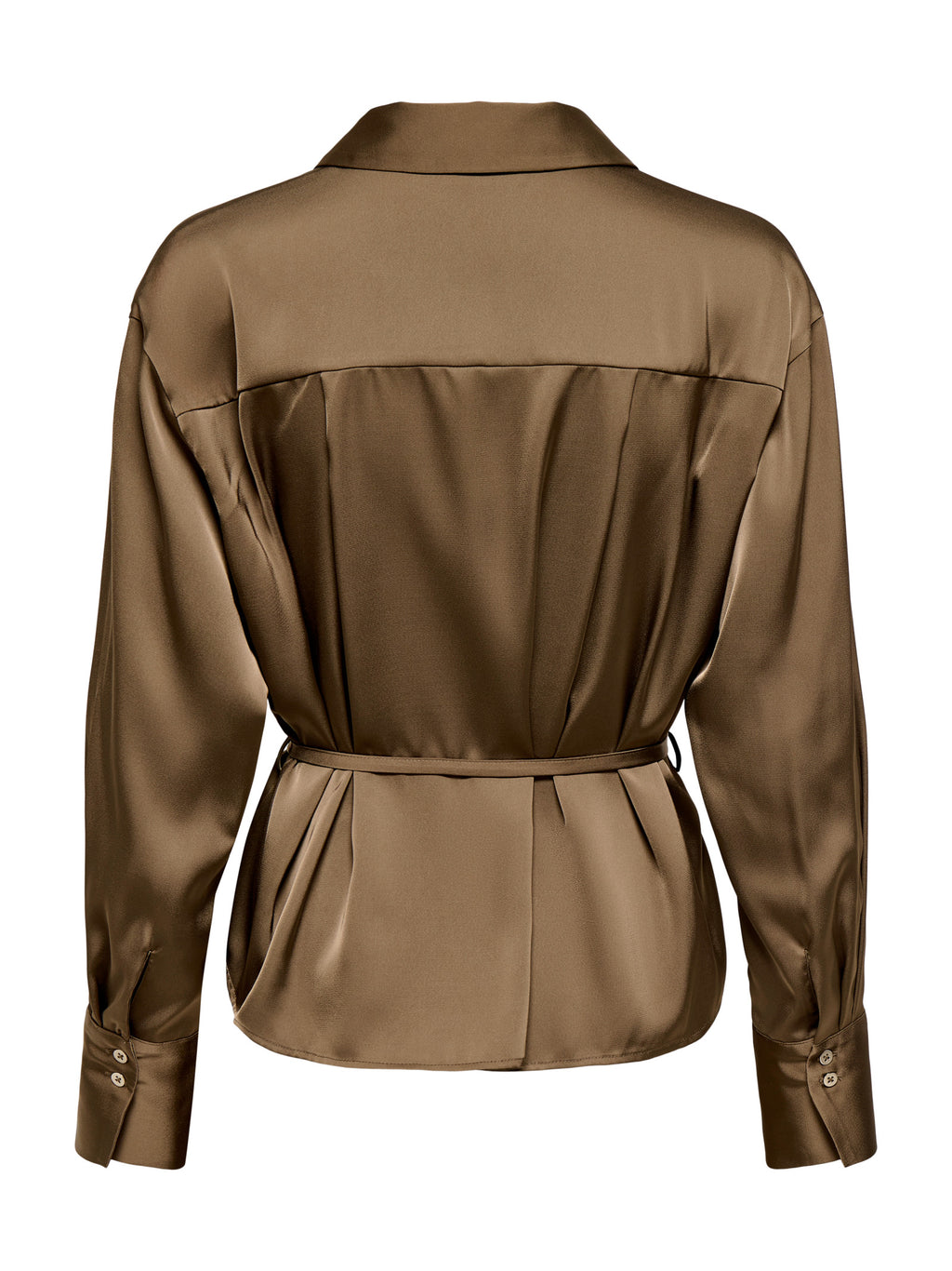 Camicia JDY  Aria Bronzo in tessuto satinato 15382718 /Teak JDY 
