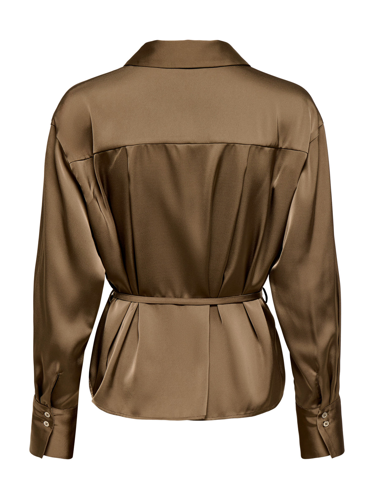 Camicia JDY  Aria Bronzo in tessuto satinato 15382718 /Teak JDY 