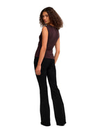 Top JDY Misty Marrone con pizzo 15382759 /Chocolate Plum JDY 
