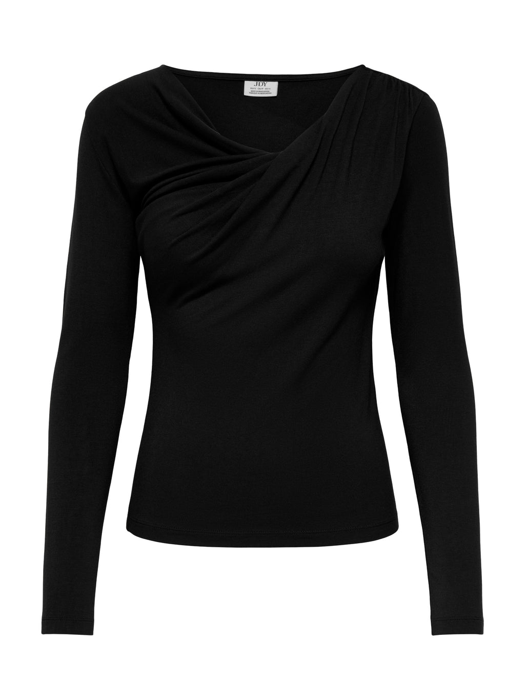T-shirt JDY Irena Nero con scollo a V 15382786 /Black JDY 