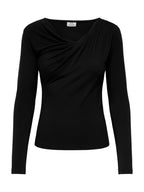 T-shirt JDY Irena Nero con scollo a V 15382786 /Black JDY 