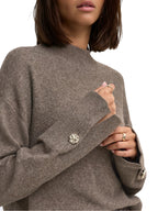 Maglia JDY Sabrina Marrone a lupetto 15382946 /Falcon JDY 