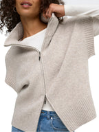 Gilet in maglia JDY Lea Beige 15382986 /Natural Melange JDY 