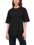 T-shirt Jdy Alma Nera dal fit over 15384230 /Black JDY 