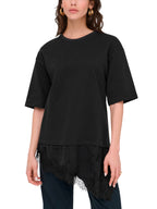 T-shirt Jdy Alma Nera dal fit over 15384230 /Black JDY 