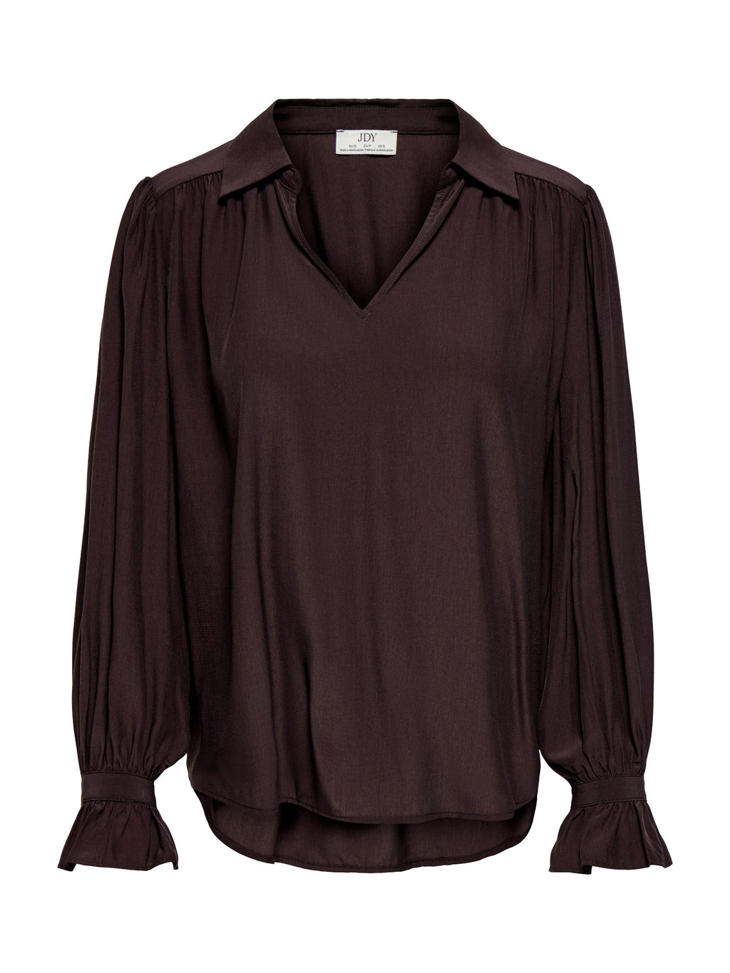 Blusa JDY Marta Marrone con scollo a V 15385238 /Chocolate Plum JDY 