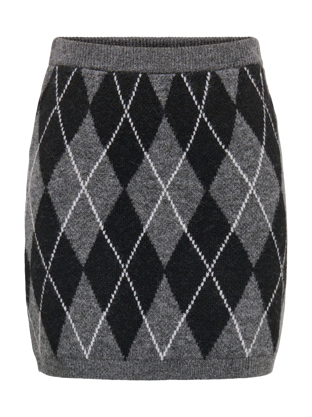 Gonna JDY Bianka grigia in maglia 15385362 /Dark Grey Melange JDY 