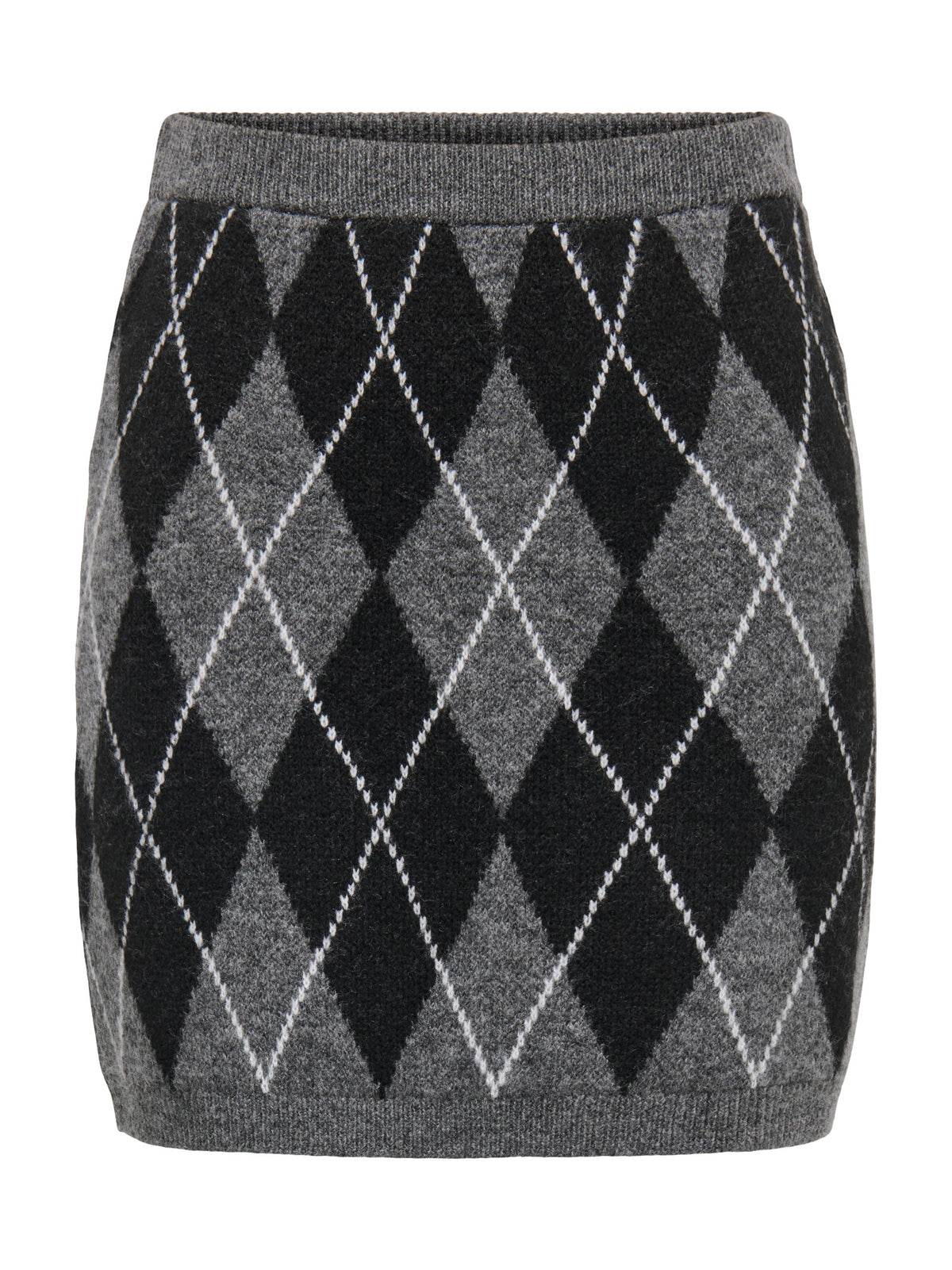 Gonna JDY Bianka grigia in maglia 15385362 /Dark Grey Melange JDY 