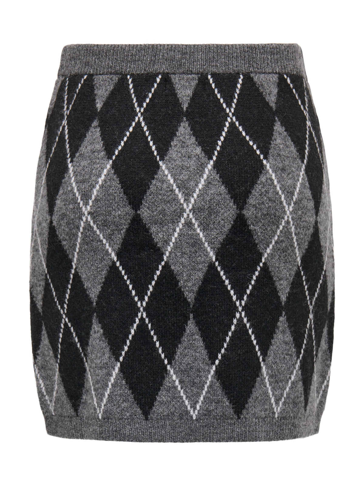 Gonna JDY Bianka grigia in maglia 15385362 /Dark Grey Melange JDY 
