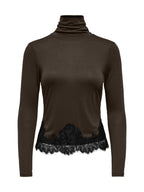 T-shirt JDY Sara Verde Dolcevita 15387807 /Black Olive JDY 
