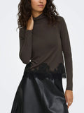 T-shirt JDY Sara Marrone Dolcevita 15387807 /Mulch JDY 