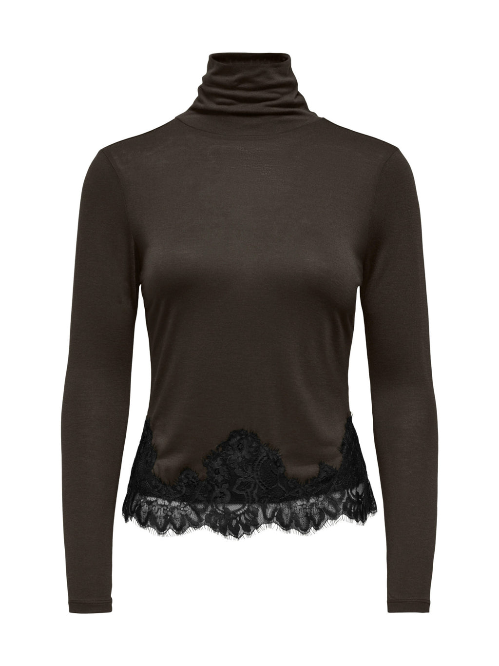 T-shirt JDY Sara Marrone Dolcevita 15387807 /Mulch JDY 