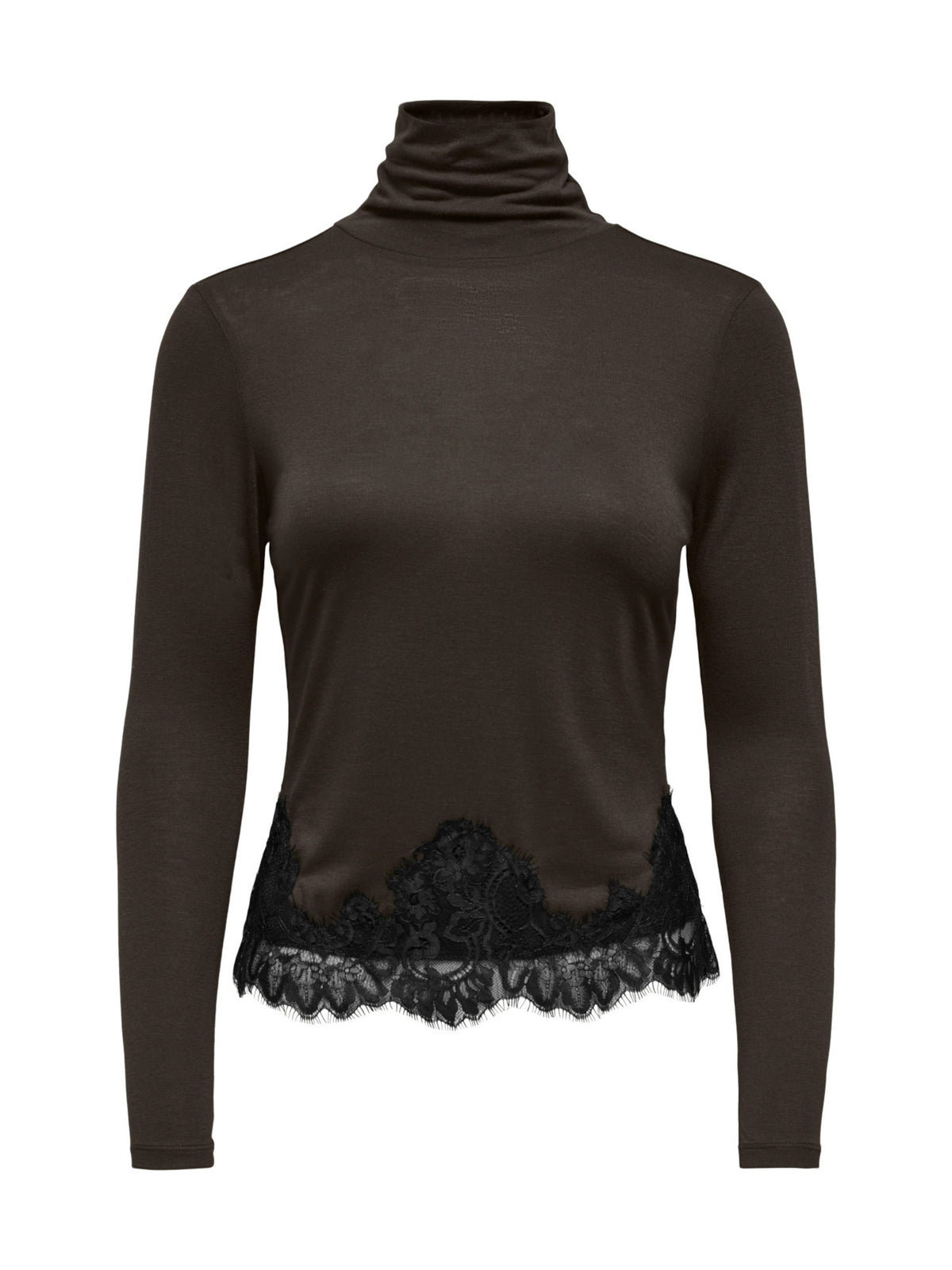 T-shirt JDY Sara Marrone Dolcevita 15387807 /Mulch JDY 