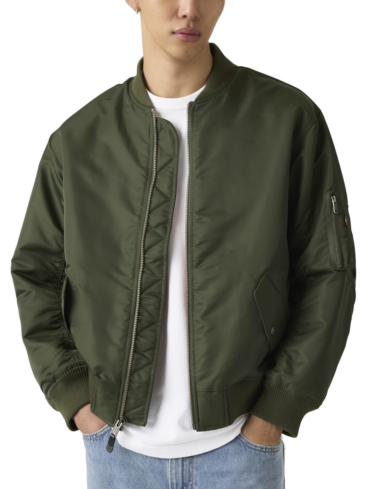 Bomber Levi's® Verde con chiusura a zip 005AL00 01 LEVI'S® 