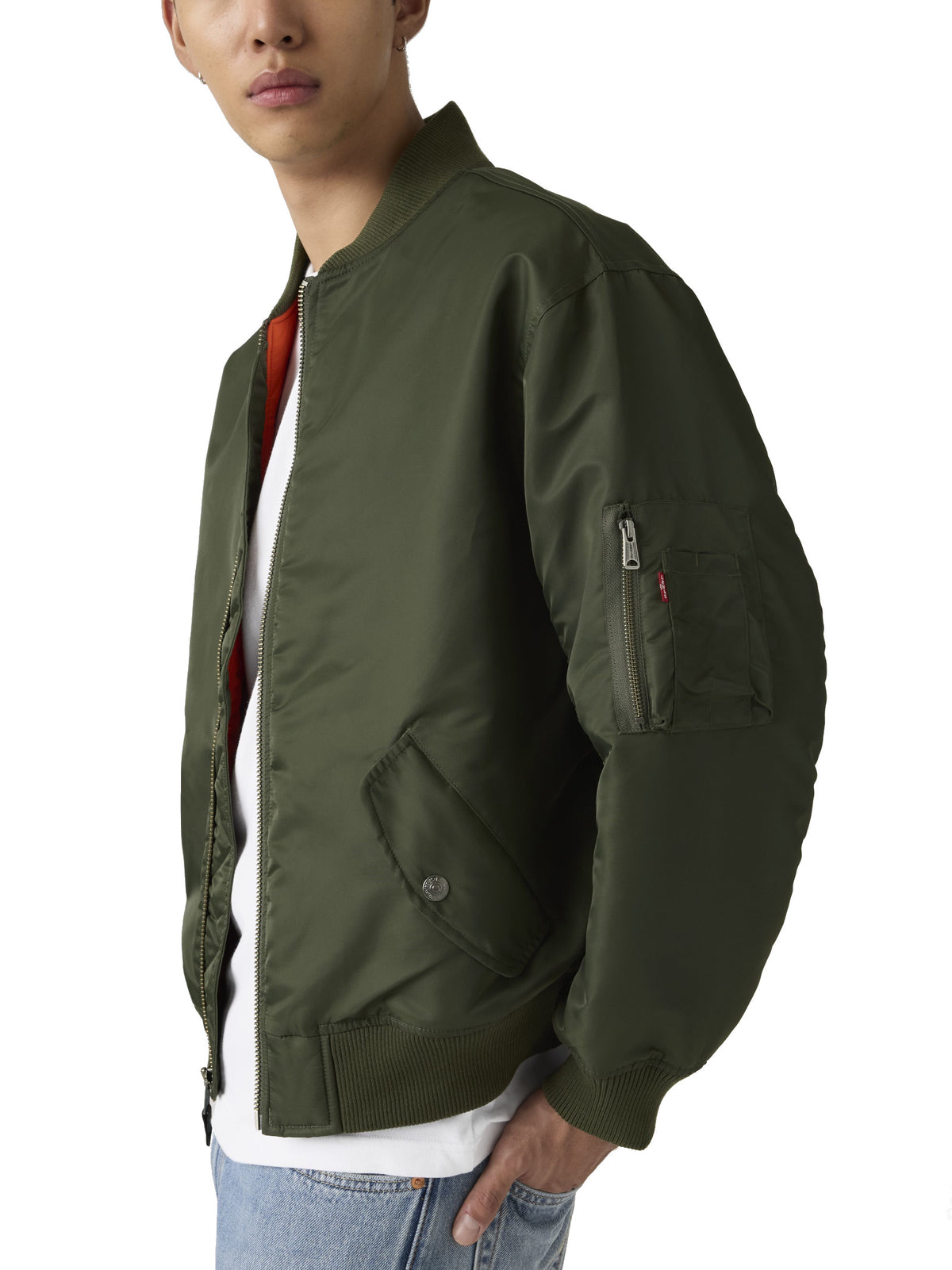 Bomber Levi's® Verde con chiusura a zip 005AL00 01 LEVI'S® 