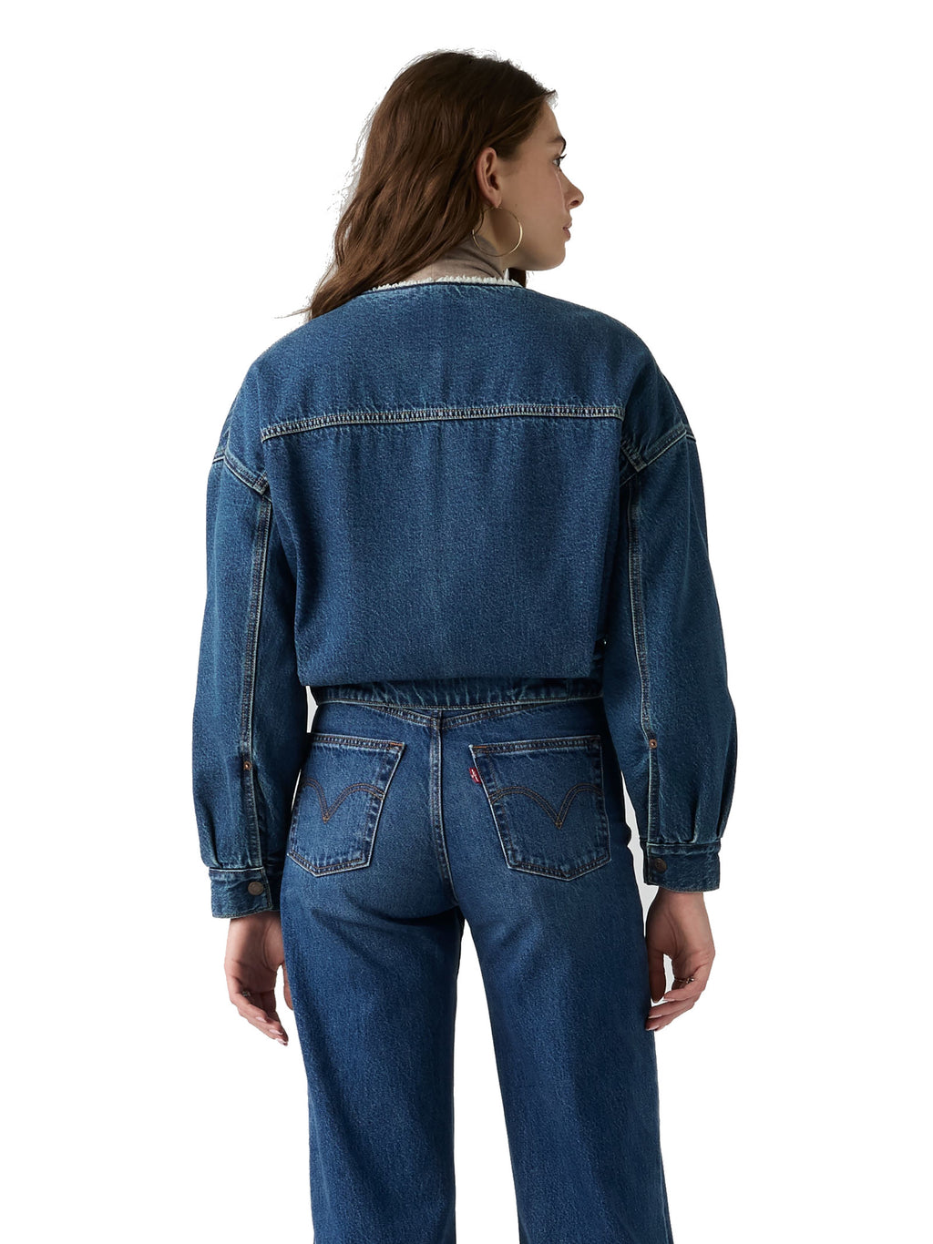 Giubbotto Levi's® Sherpa Medium Blue in denim 0088Z00 00 LEVI'S® 