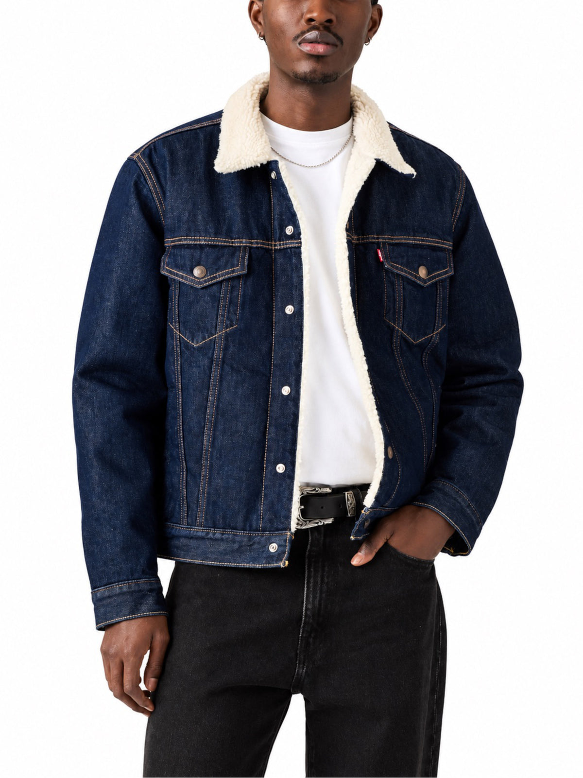 Giubbotto Levi's® Sherpa Dark Blue Denim 1636502 71 LEVI'S® 