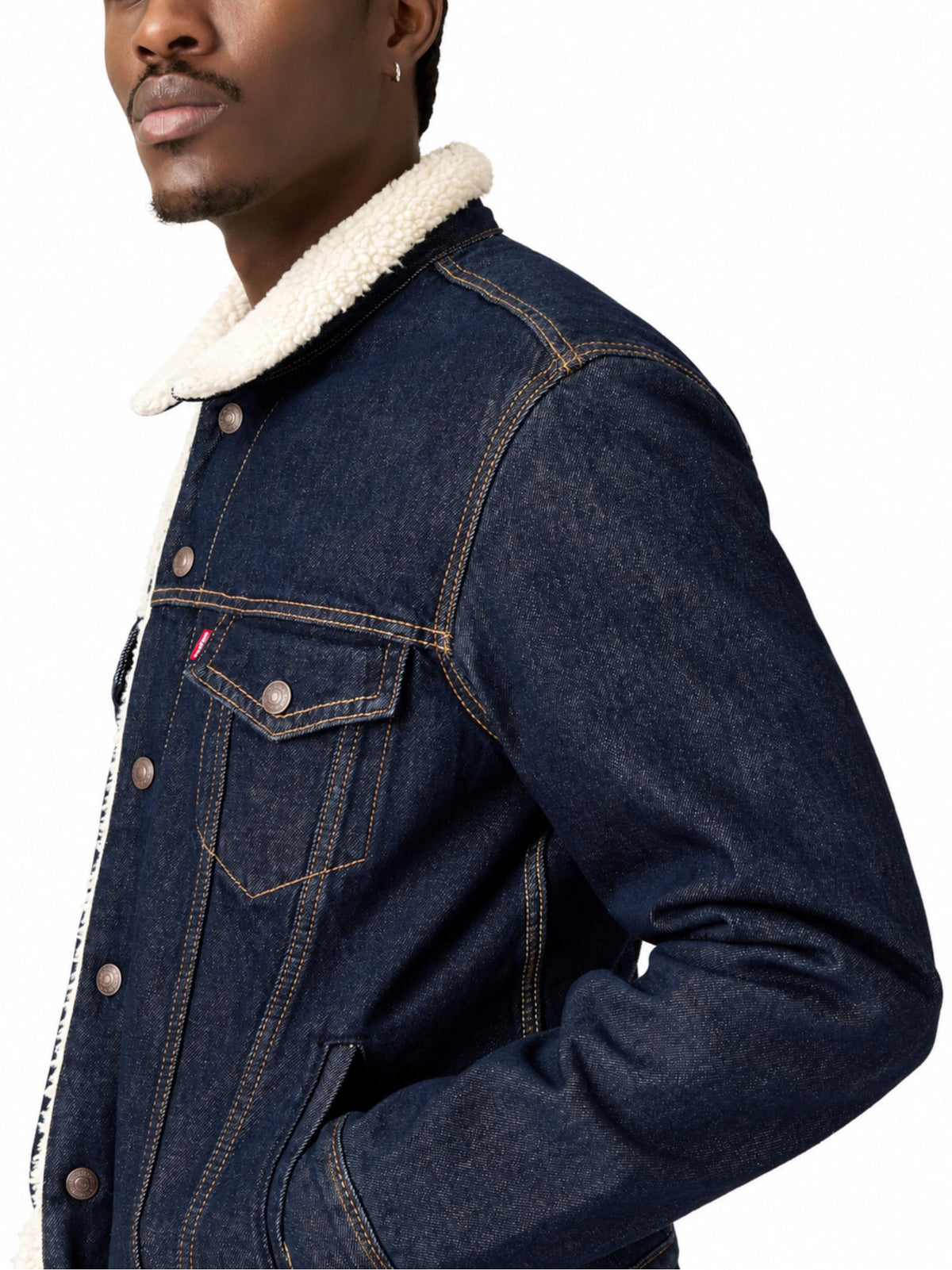 Giubbotto Levi's® Sherpa Dark Blue Denim 1636502 71 LEVI'S® 