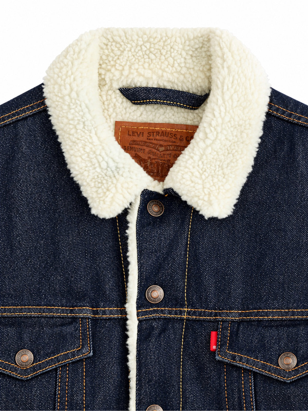 Giubbotto Levi's® Sherpa Dark Blue Denim 1636502 71 LEVI'S® 