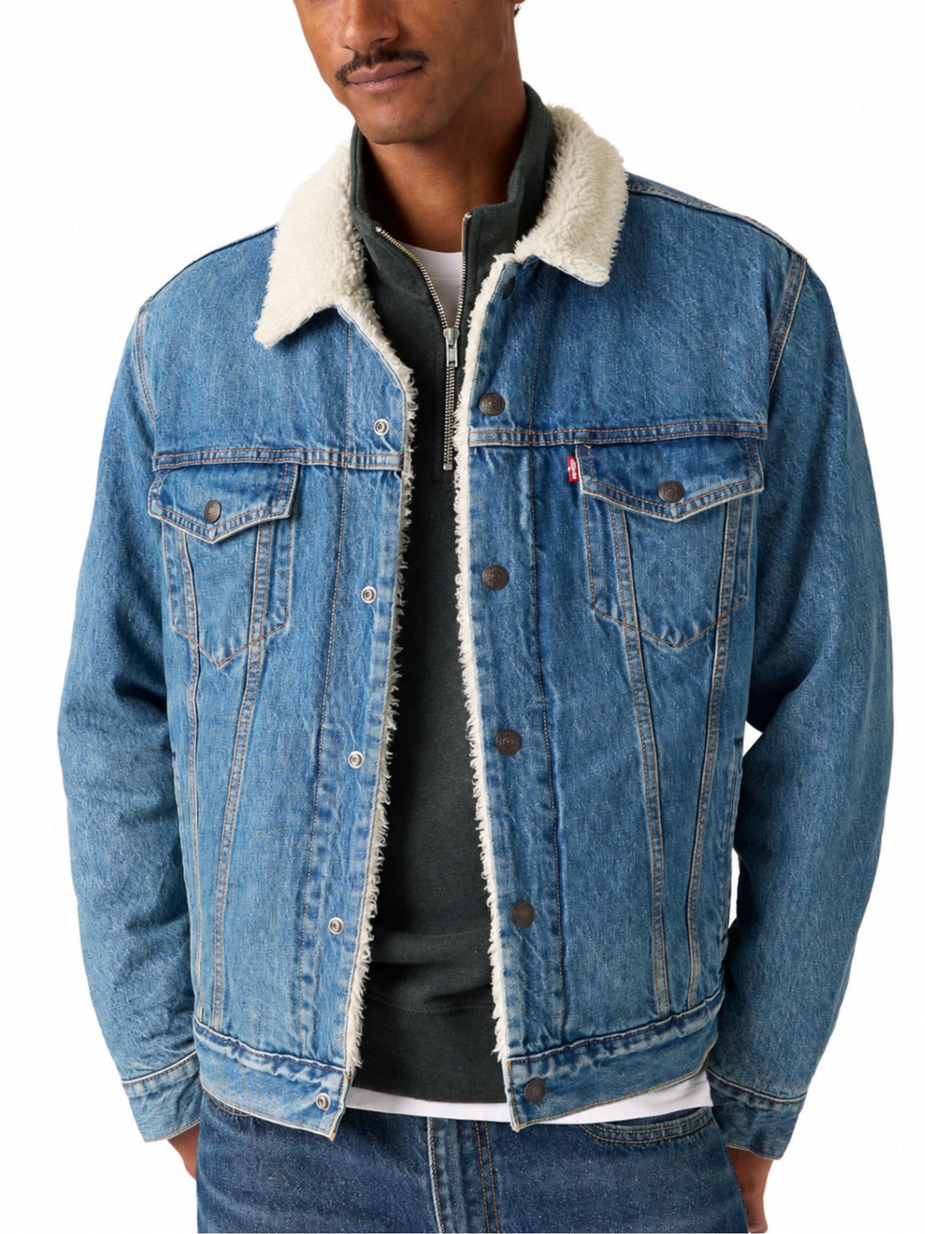 Giubbotto Levi's® Sherpa Blue Denim 1636503 46 LEVI'S® 