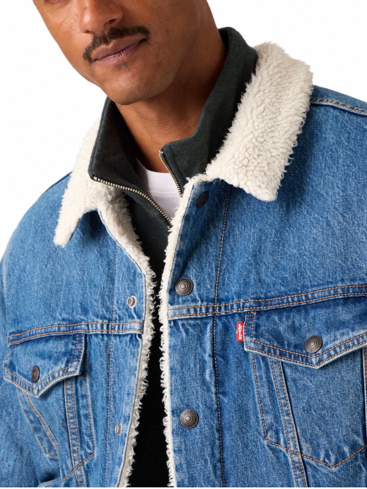 Giubbotto Levi's® Sherpa Blue Denim 1636503 46 LEVI'S® 
