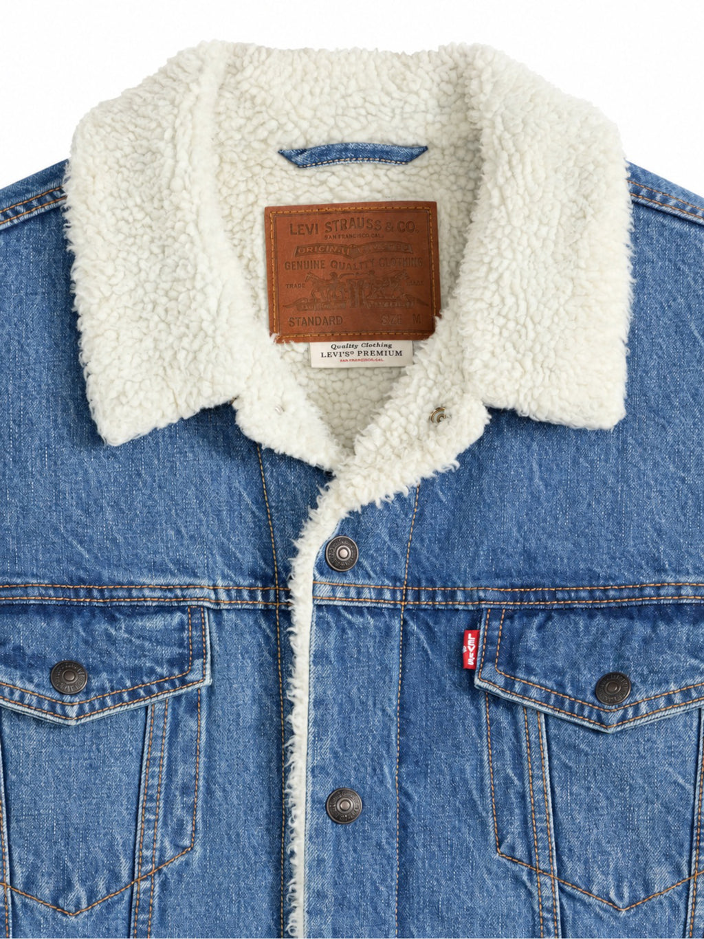 Giubbotto Levi's® Sherpa Blue Denim 1636503 46 LEVI'S® 