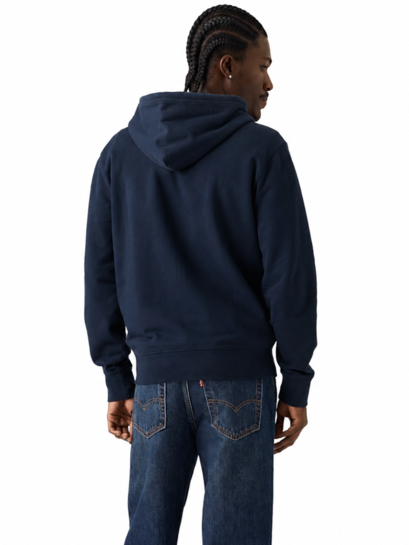 Felpa Levi's® Blu Original zip e cappuccio 3458400 48 LEVI'S® 