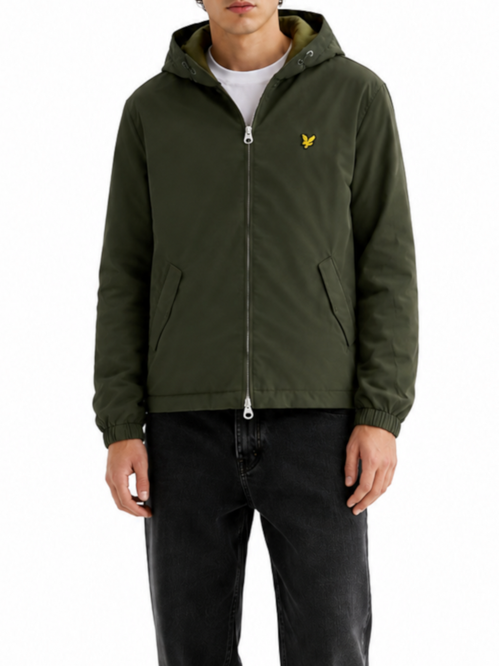 Giubbotto Lyle & Scott Verde con cappuccio JK2514V DEEP DEPTHS LYLE & SCOTT 