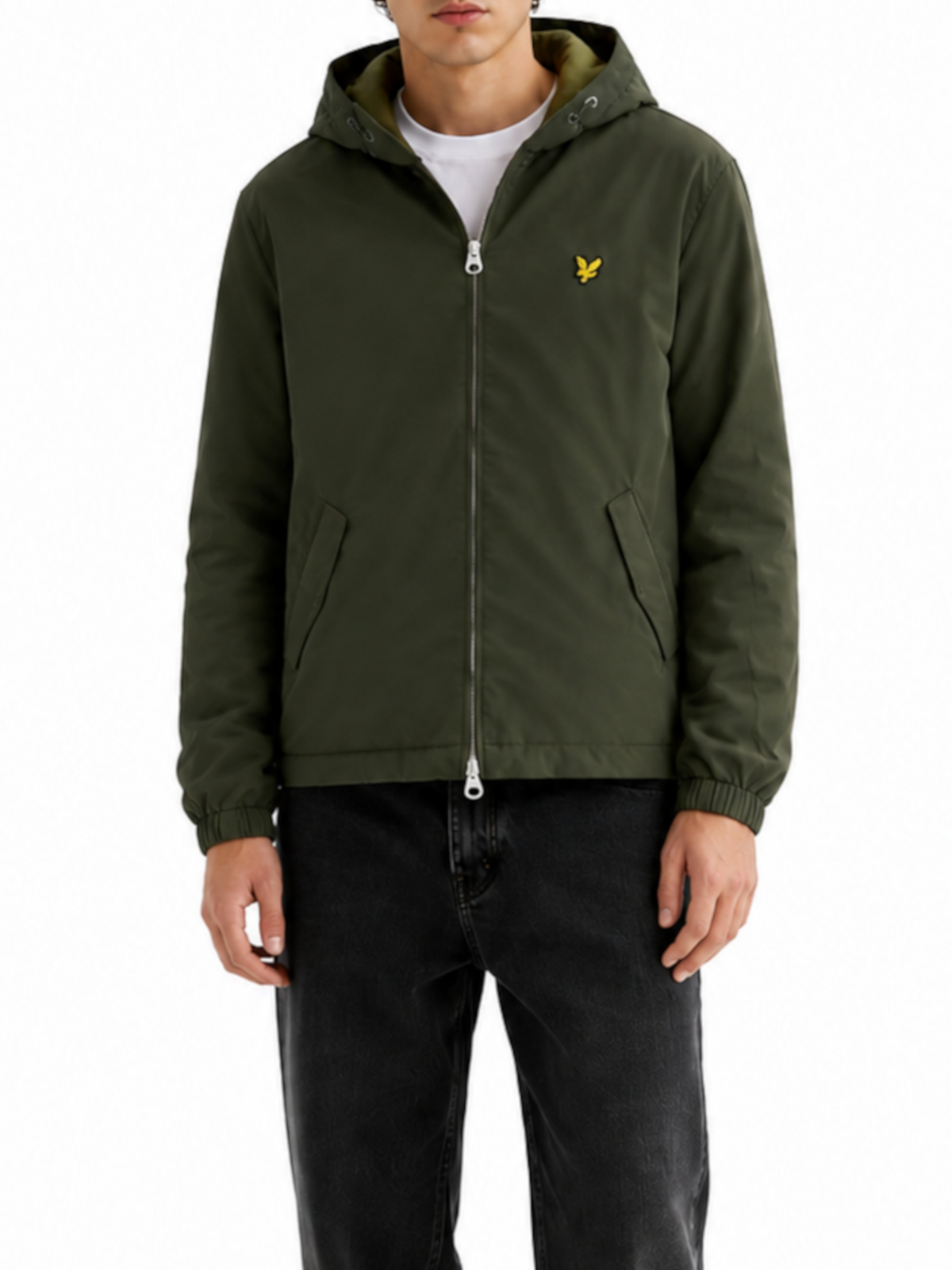 Giubbotto Lyle & Scott Verde con cappuccio JK2514V DEEP DEPTHS LYLE & SCOTT 