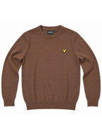 Maglia Lyle & Scott Marrone misto lana merino KN2110VC EBONY LYLE & SCOTT 