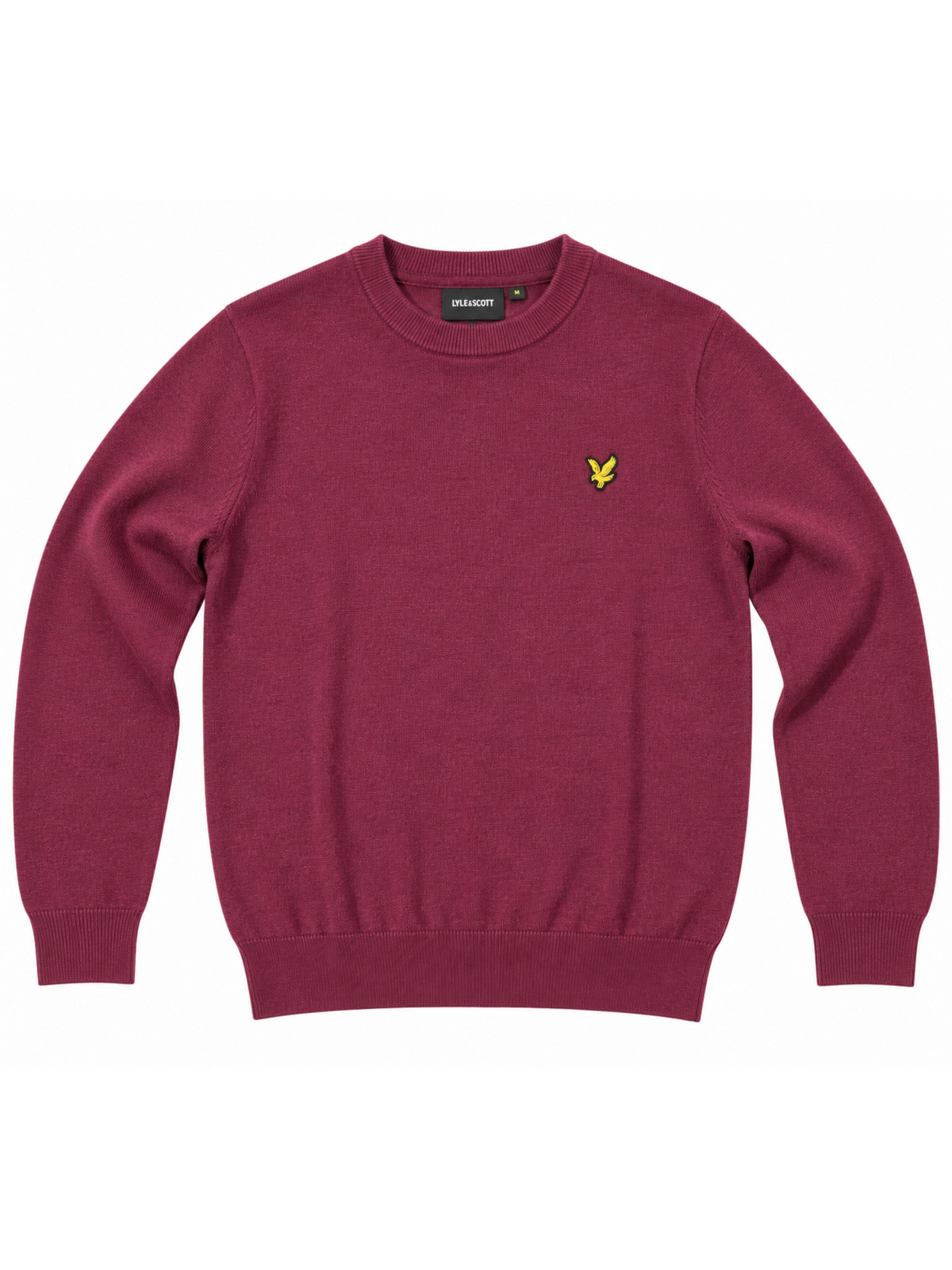 Maglia Lyle & Scott Bordeaux misto lana merino KN2114VC BURGUNDY LYLE & SCOTT 