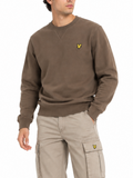 Felpa Lyle & Scott Marrone girocollo ML1131 EBONY LYLE & SCOTT 