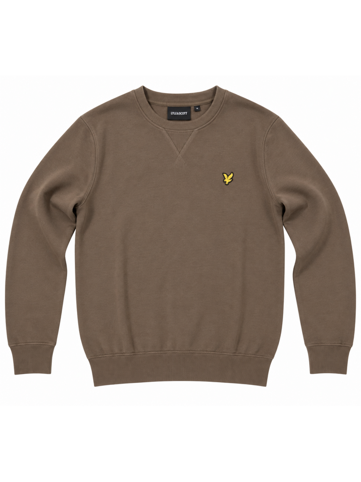 Felpa Lyle & Scott Marrone girocollo ML1131 EBONY LYLE & SCOTT 