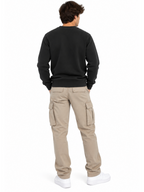 Felpa Lyle & Scott Nero tono su tono girocollo ML1131TON JET BLACK LYLE & SCOTT 