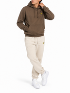 Felpa Lyle & Scott Marrone con cappuccio ML1139V EBONY LYLE & SCOTT 